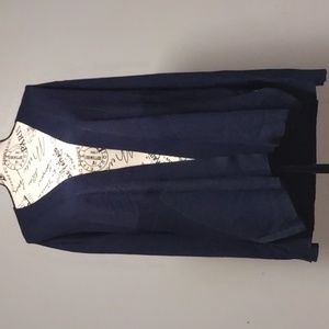 89TH & Madison Cardigan Baltic Sea Size XL Dark Blue NWT
